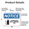 Signmission Compressed Non-Flammable Gas OSHA Notice Sign, Plastic, 10in W x 7in L, 2PK OS-2PACK-NS-P-710-L-10758 - alternate 8